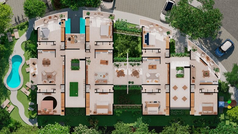 white concrete building